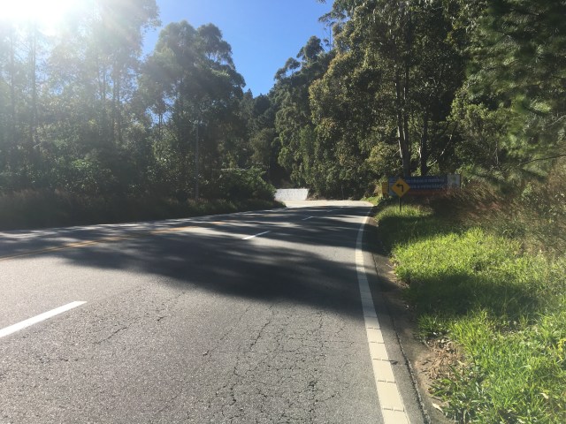 Subindo a Serra Nova de Campos - Km 15